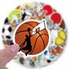 50PCS Sports Mix Ball Stickers Vinyl Stickers Scrapbook, Journaling, Laptop, Bumper, Skateboard, Water Bottles, Computer, Phone, Cartoon