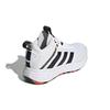 Adidas OwnTheGame 2.0 Slip Resistant Abrasion Resistant Mid top Performance Basketball Shoes White Black Kids' H01556