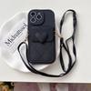 3D Cute Love Heart Crossbody Lanyard Necklace Strap Card Holder Phone Case for IPhone 17 16 15 14 Plus 13 12 11 Pro Max X XR Cover