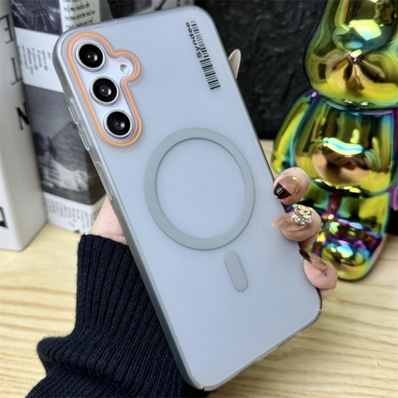 Double Color Matte Hard PC Phone Cases For Samsung Galaxy A56 A36 A16 A55 A35 A15 A54 A34 A14 5G Case For Magsafe Magnetic Cover