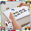 100-500pcs Cartoon Off-road Vehicle Stickers Birthday Party Gift Wrapping Label Scrapbook Reward Stationery Stickers