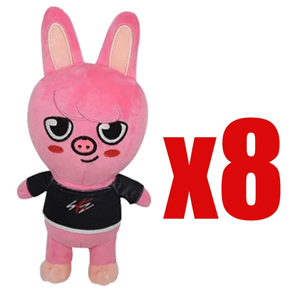 20cm Skzoo Plush Toys Stray Kids Cartoon Stuffed Animal Wolf Chan Plushies Doll Cute Companion Adults Fans Gift for Cuddly Fluffy Huggable Kawaii