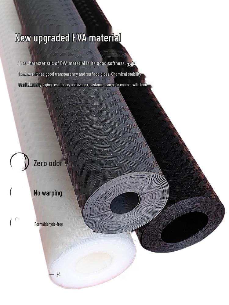 Waterproof and Oil-proof Kitchen Drawer Liner: Moisture-resistant, Non-slip, Adhesive-free Mat for Cabinets and Wardrobes.
