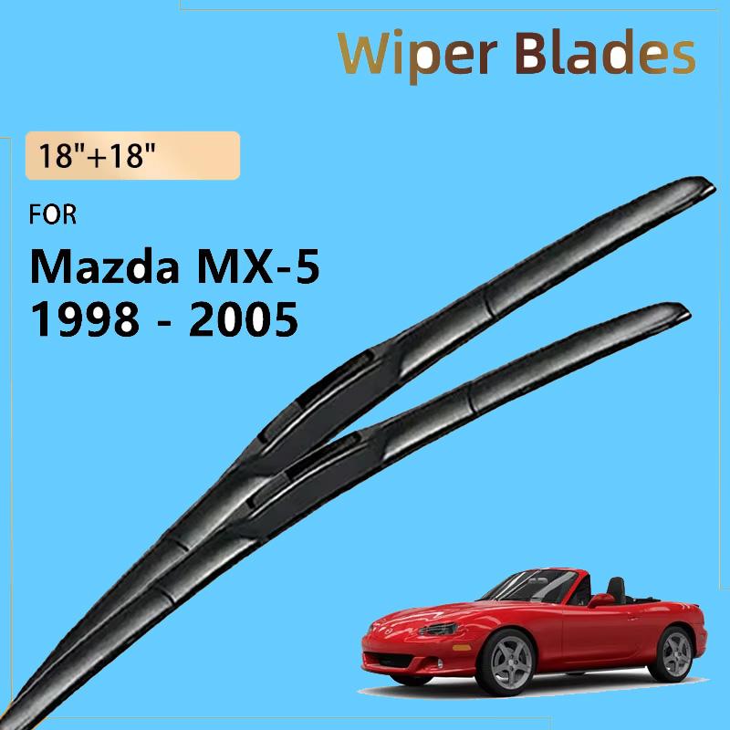 For Mazda MX-5 Miata MX5 MX 5 NB 1998 - 2005 2001 2000 1999 Roadster Accessorie Front Wiper Blades Windshield Windscreen Brushes