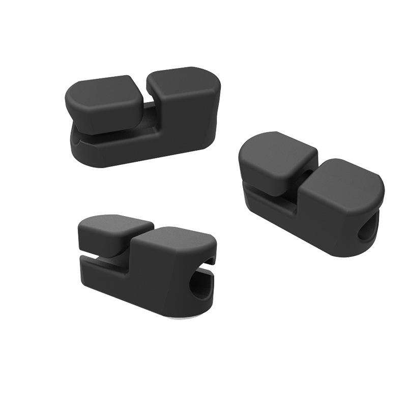 Self-Adhesive Silicone Cable Clips for Organizing Cords and LED Strips