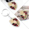 Car Styling Logo Metal Keychain Key Chain Key Rings Car Accessories For Porsche GTS Cayenne Cayman Panamera Macan 911 718 928 90 IY8
