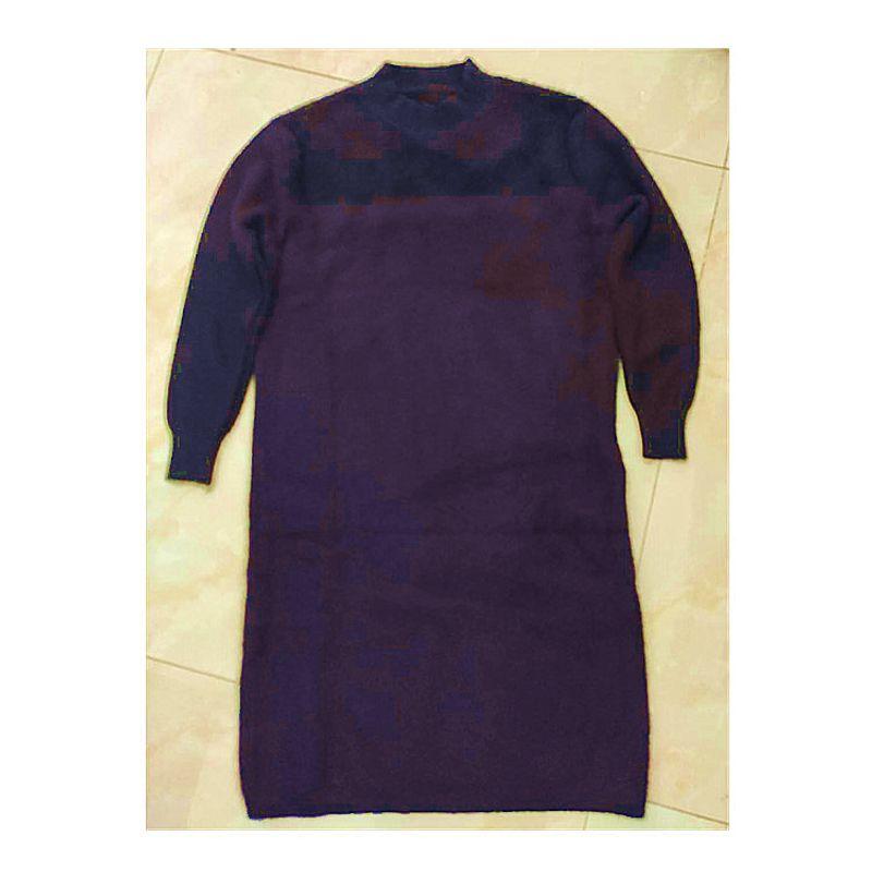 

Mid-Length Sweater Skirt New Fall Women s Clothing Younger Fashion Hooded Collar Pullover Long Sleeve Pullover Dress 27088 Deep purple (paragraph B) B- 10-36-1 One size