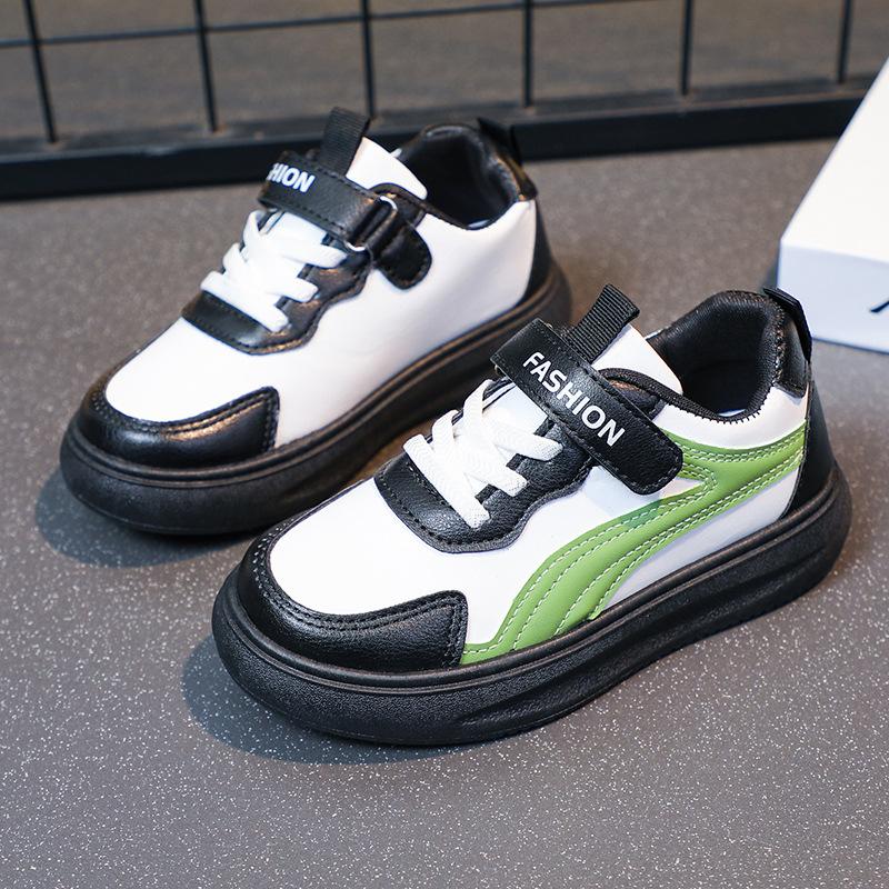Children's little white shoes 2025 spring new girls' shoes medium and large children's non-slip soft-soled flat shoes boys' casual shoes