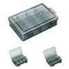 Heavy Duty Plastic Storage Box Container Case With Removable Dividers For Small Tool Bolts Screws And Parts Organization