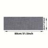 1PC 20x80cm Non-Slip Carpet Stair Treads Non-Skid Safet Rug Slip Resistant Indoor Runner for with Reusable Adhesive - Gray - Car
