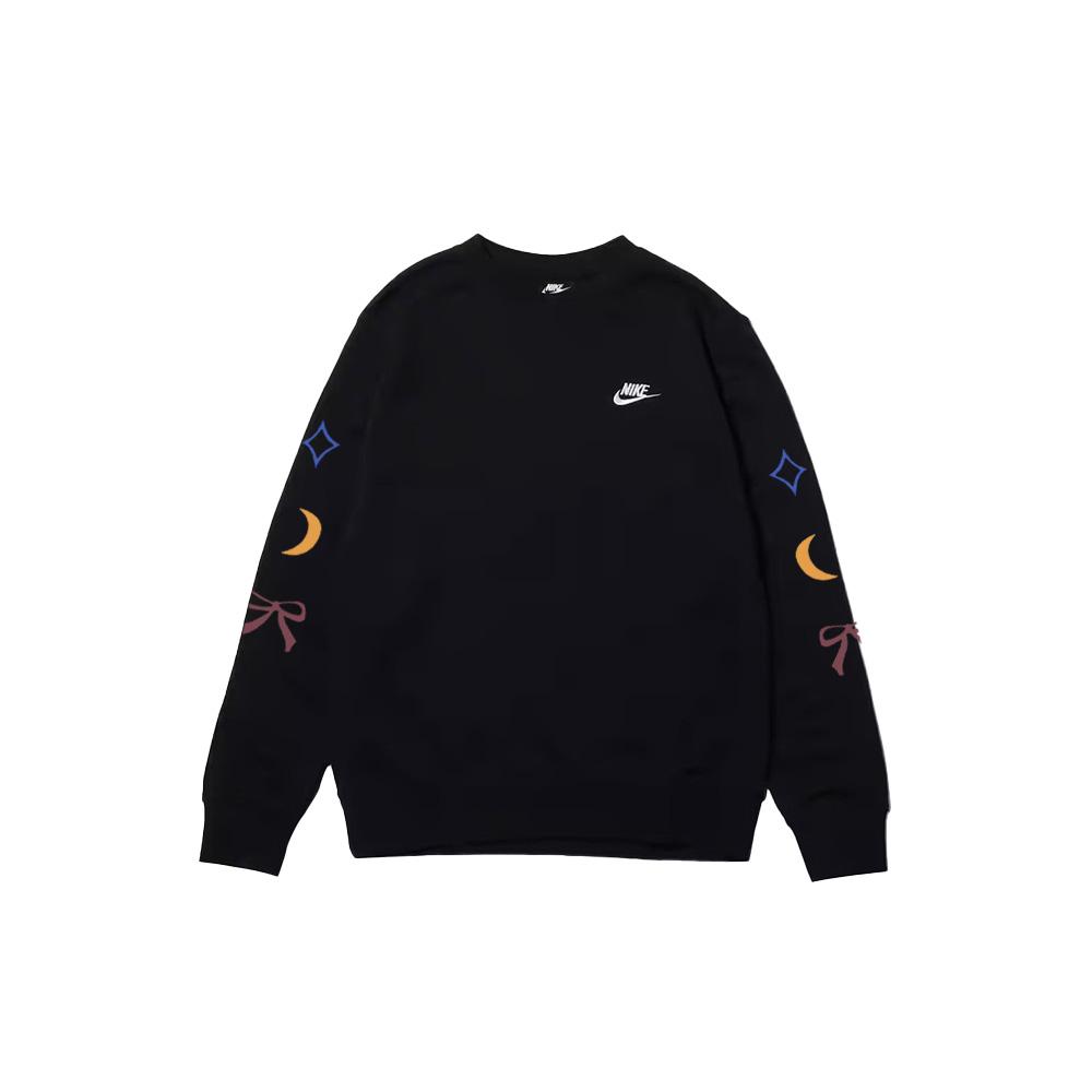 Nike Customizable  Outdoor Breathable Urban Commuting Versatile Letter Logo Printed Round Neck Long Sleeve Sweatshirt BV2667-010(TEAM1061-3.3.43)