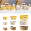Small Woven Baskets for Organizing Rope Storage Basket Cute Cotton Basket Nursery Gift Dogs Toy Storage Bins for Toy
