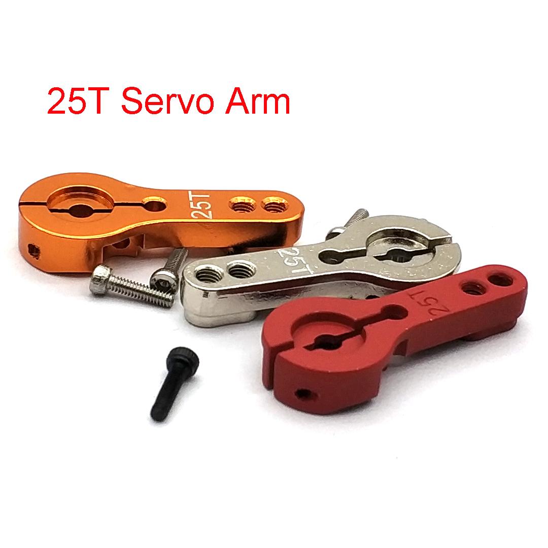 

25T M3 Металевий важіль сервоприводу для Futaba Savox Xcore HL HSP HD Power MG995 MG996R E9001 AXIAL SCX10 WPL C24 C34 MN D90 D91 MN99 Color Random