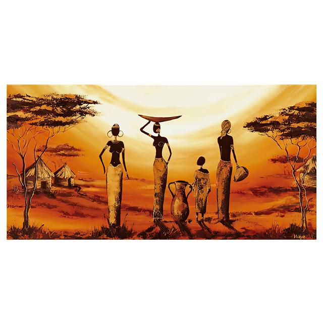 

Африканские черные женские фигуры, холст, живопись, печать плакатов, фотографии, настенный художественный декор, гостиная, спальня, украшения дома, картины 50x100cm