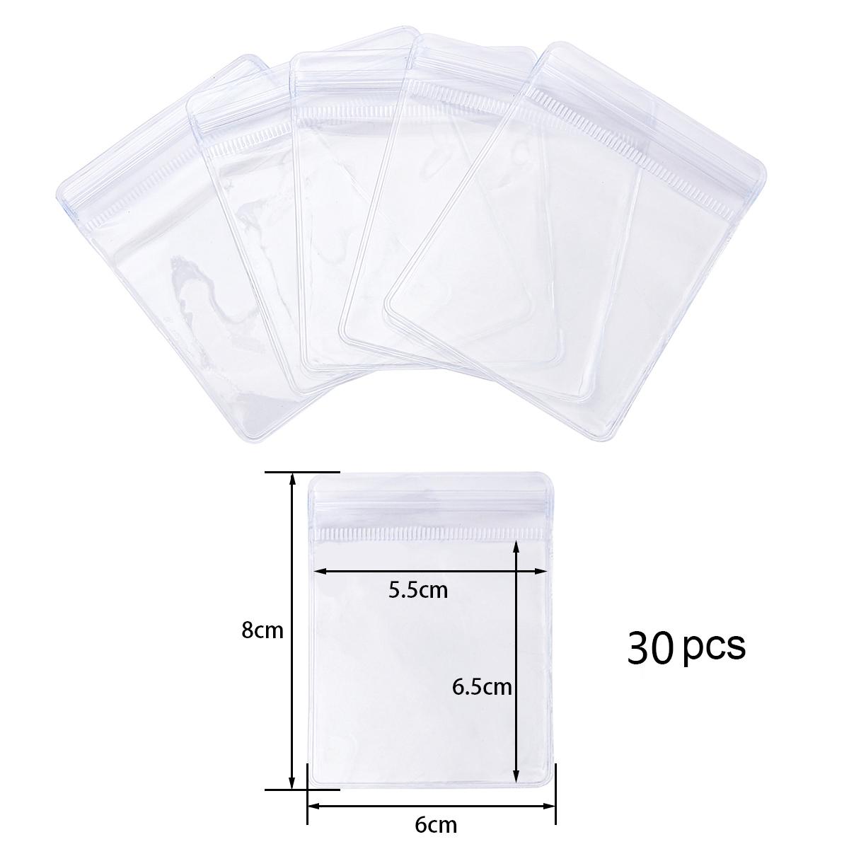 

30/50/100 шт. ПВХ Прозрачный Самоклеящийся Пакет Пакет для Упаковки Мыла Ручной Работы, Десертов, Серег 30pcs