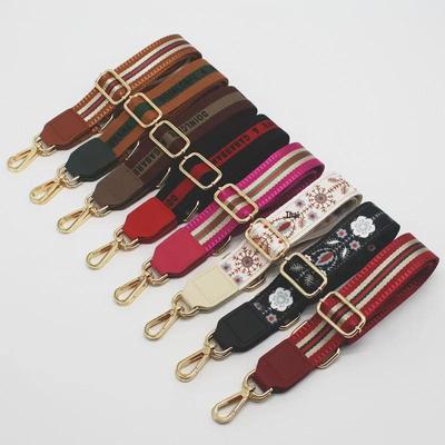 Plátěný ramenní popruh v etnickém stylu – Nastavitelný a všestranný pro jedno nebo dvě ramena