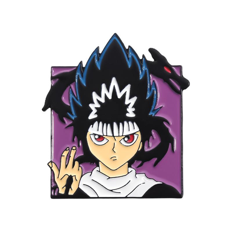Anime Vibrant Japanese Themed Alloy Cartoon Character Enamel Pin Brooch Collectors For