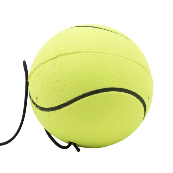 Wrist Return Ball Portable High Elasticity Tear-Resistant Football Shape Bouncy Ball Wristband Toy Indoor Supply