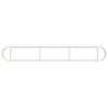 Raised Garden Bed for Outdoor Use White 280 X 40 X 40 Cm