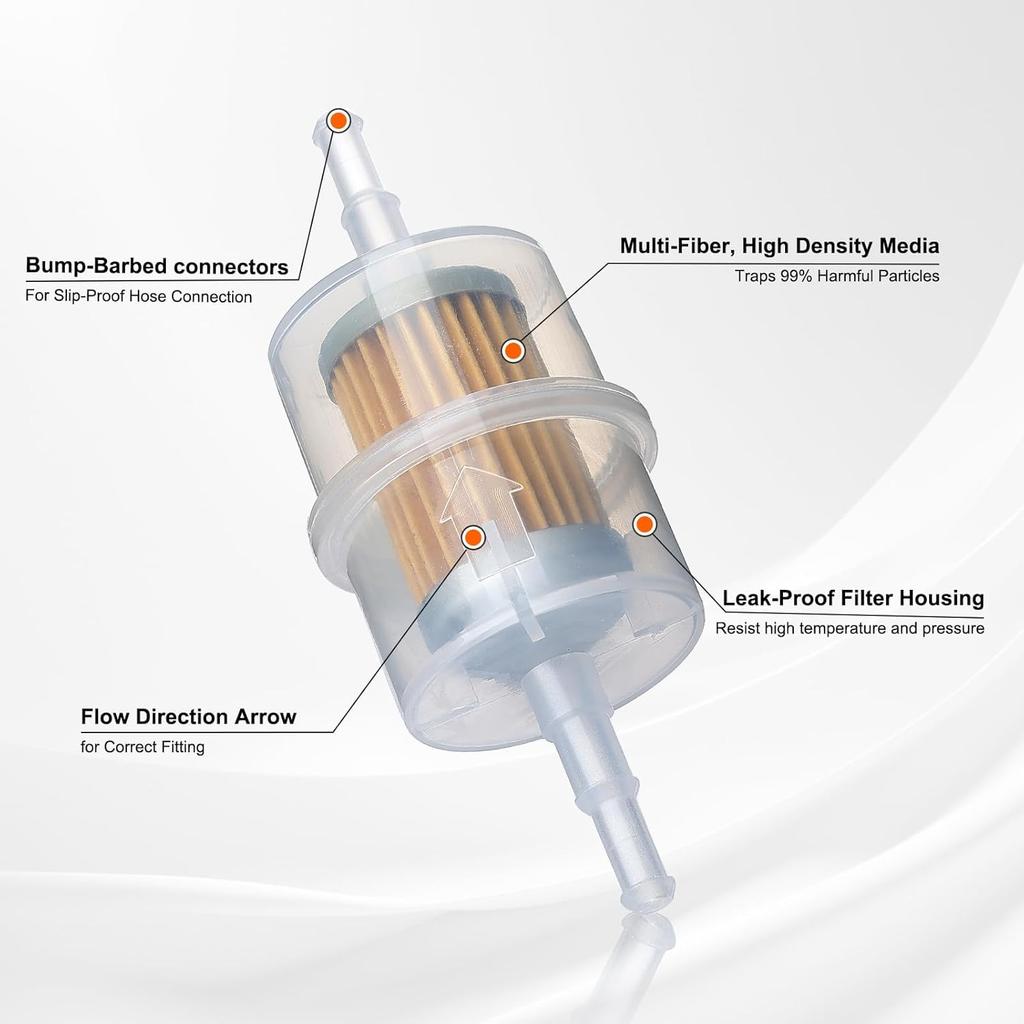 HIPA 24 050 13-S Fuel Filter Or Kohler 24 050 02 CH20S CH25S, CH670S CH730S CH750S LH640S LH685S LH690S LH750S LH755S, SV720S To SV740S Engine 15