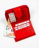 Women's Leather Wallet R-DLL2-NCD-2718 Red