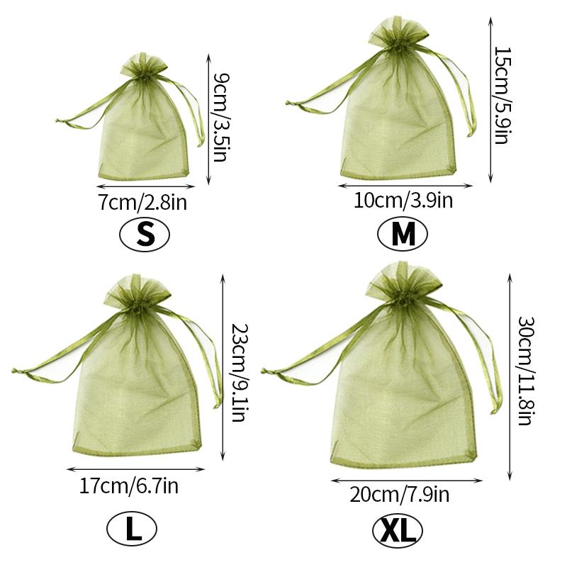 100Pcs Mesh Garden Bag Net,Vegetable Grapes Fruit Protection Grow Bag,Drawstring Net Mesh Against Insect