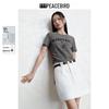 Peacebird Damen Welpen Schaumstoffdruck Slim-Fit Kurzarm T-Shirt