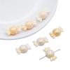 200Pcs Acrylic Beads Charms Solid Color Gradient Coated Beads For Bracelet Necklace Jewelry Making