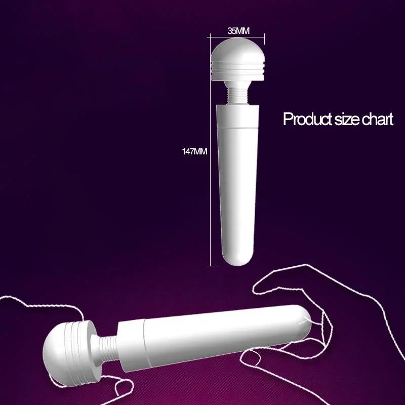 AV Sex Mini Massage Wand Vibrator Rechargeable Wireless Vibrating Egg Adult Sex Toy Lipstick Vibrator Electric Sex Toy For Women