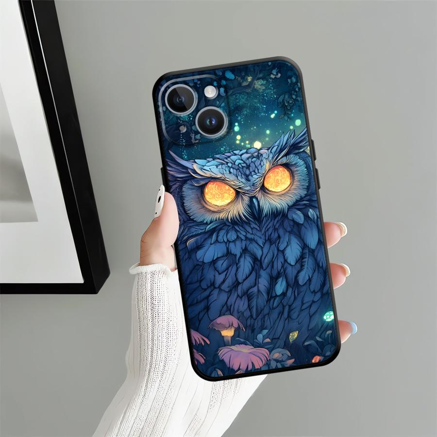 Fantasy Owl Case for Apple iPhone 17 Pro Max 13 Air 14 XR XS MAX 12 16 15 Pro 7 8 11 Funda Phone Cover