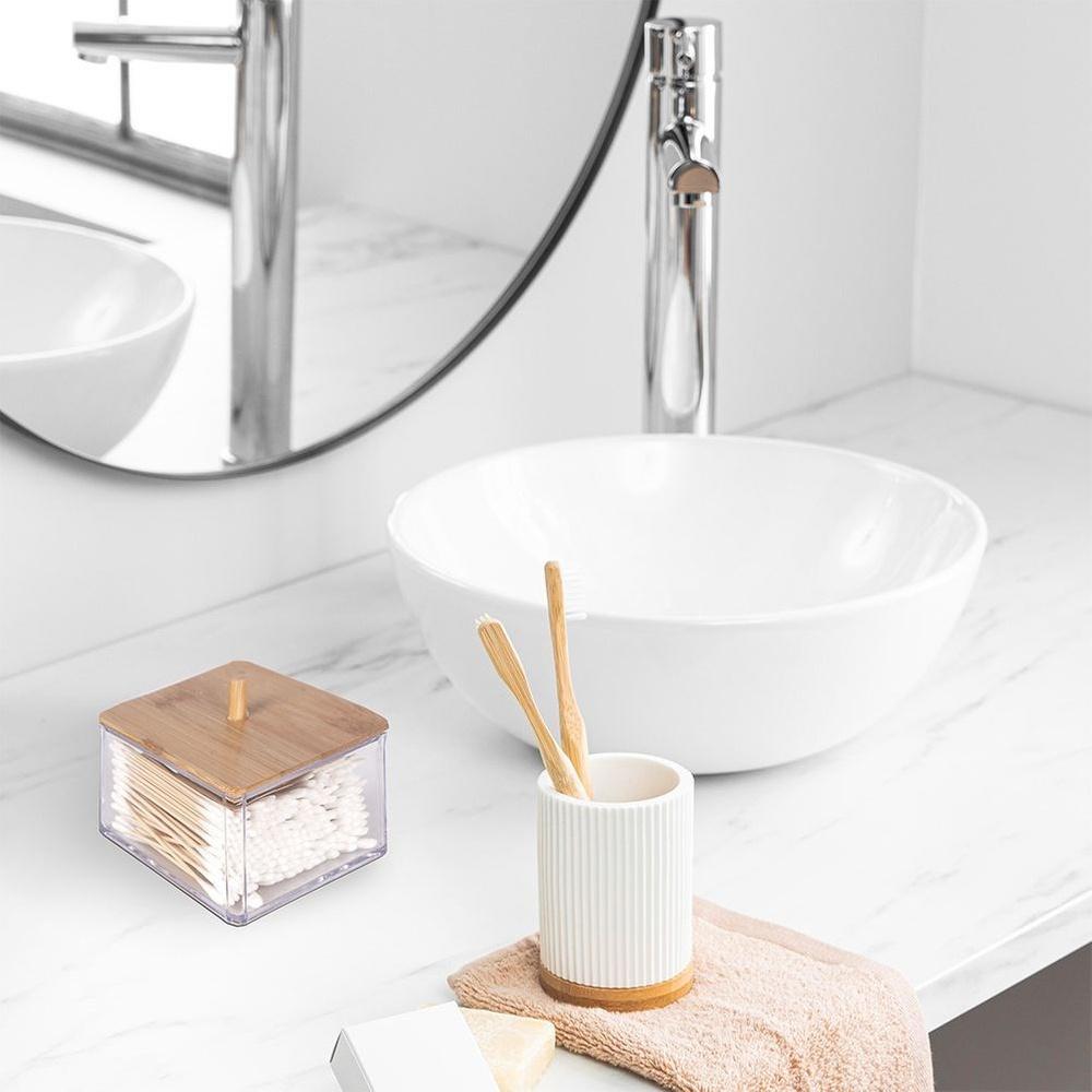 Badezimmer-Behälter-Organizer für Ohrhörer Kosmetik Hygienisch