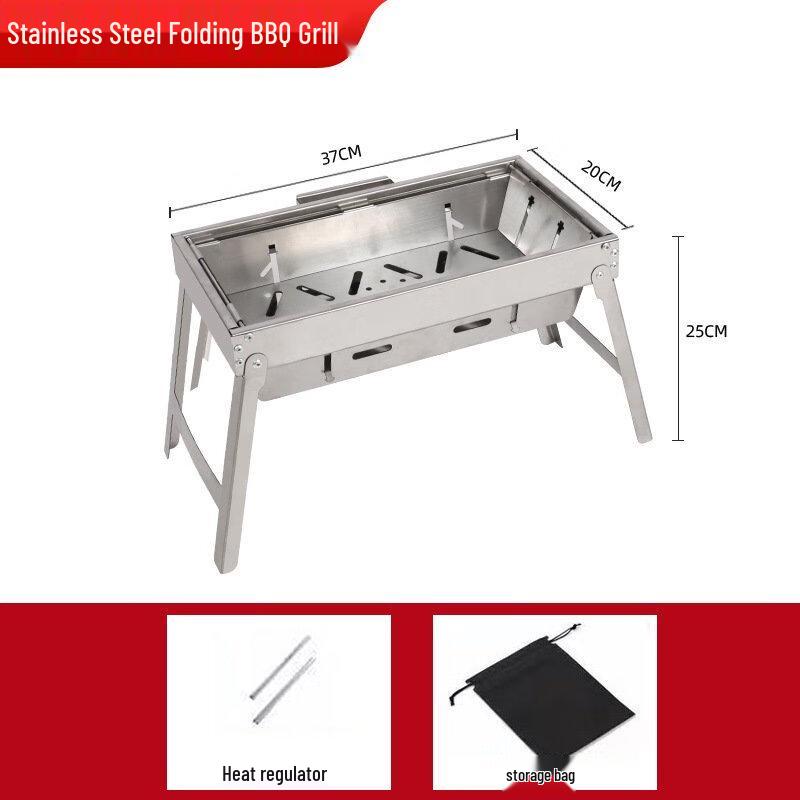 ZISIZ Outdoor Camping Charcoal Grill