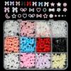 12Grids/box Mixed Resin Bowknot Nail Art Decorations 3D Acrylic Charms Kawaii Colorful Bow Rhinestone DIY Manicure Tools Parts