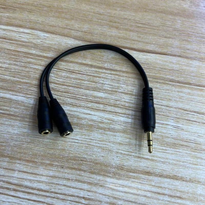 RCAs Male To Two Female Sound Splitter Cable Coppers Cores Gold Plateds Connectors For Car Stereos Home Theater System