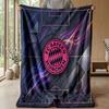 Bayern Munich Theme Blanket Soft Flannel Blanket Plush Throw Blanket Cozy Sofa Bed Blanket for Home Decor
