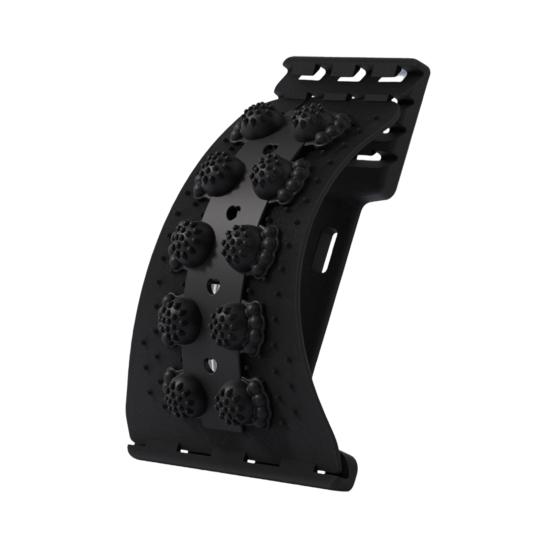 Back Stretcher with Massage Nodes Lower Back Support Board 4-Level Adjustable Spine Alignment Stretcher