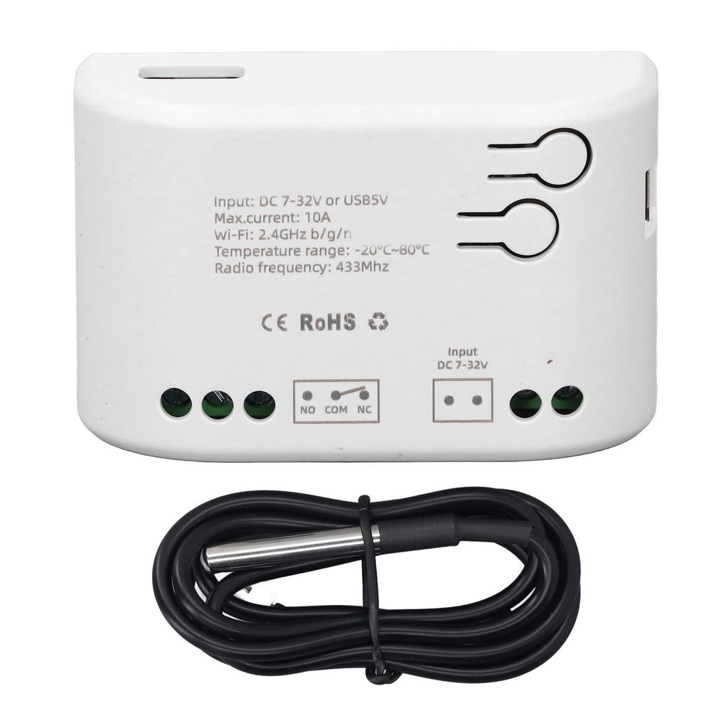 WiFi Relais Intelligenter Momentan-Wippschalter 7-32V für EWeLink App Steuerung Smart Home