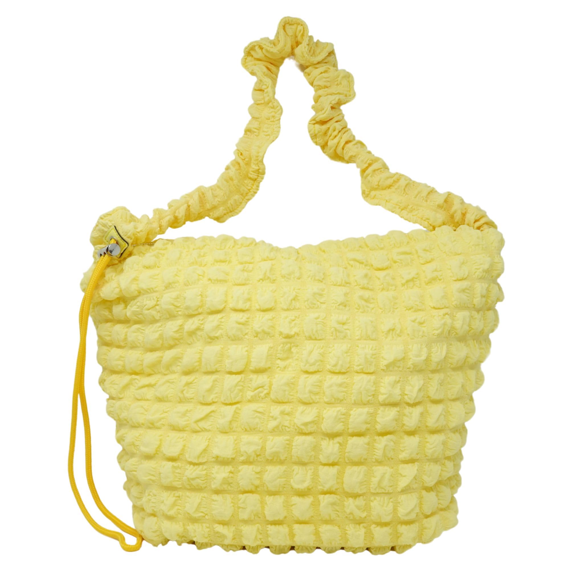 

Petit Choux Shoulder Bag Popcorn Bag for Large for Korea [PETITCHOU] Women, Fluffy, Capacity, Lightweight, Commuting, School, Travel, Spring, Summer,