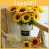 Artificial Silk Sunflower Flower Arrangement For Home Office Wedding Decor