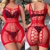Shiny Women's Underwear Sexsi  Sex Dress Translucent Bodysuits Erotic Costume Hollow Naughty Sexy Lingerie Bodysuit Babydoll