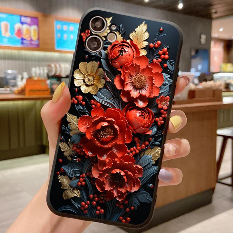 

Силиконовый чехол «Хохлома» для Samsung Galaxy S22 S23 S20 S9 S8 S10E S10 S21 FE Plus Ultra Lite S7 Edge 5G, противоударный чехол For Samsung S23Ultra