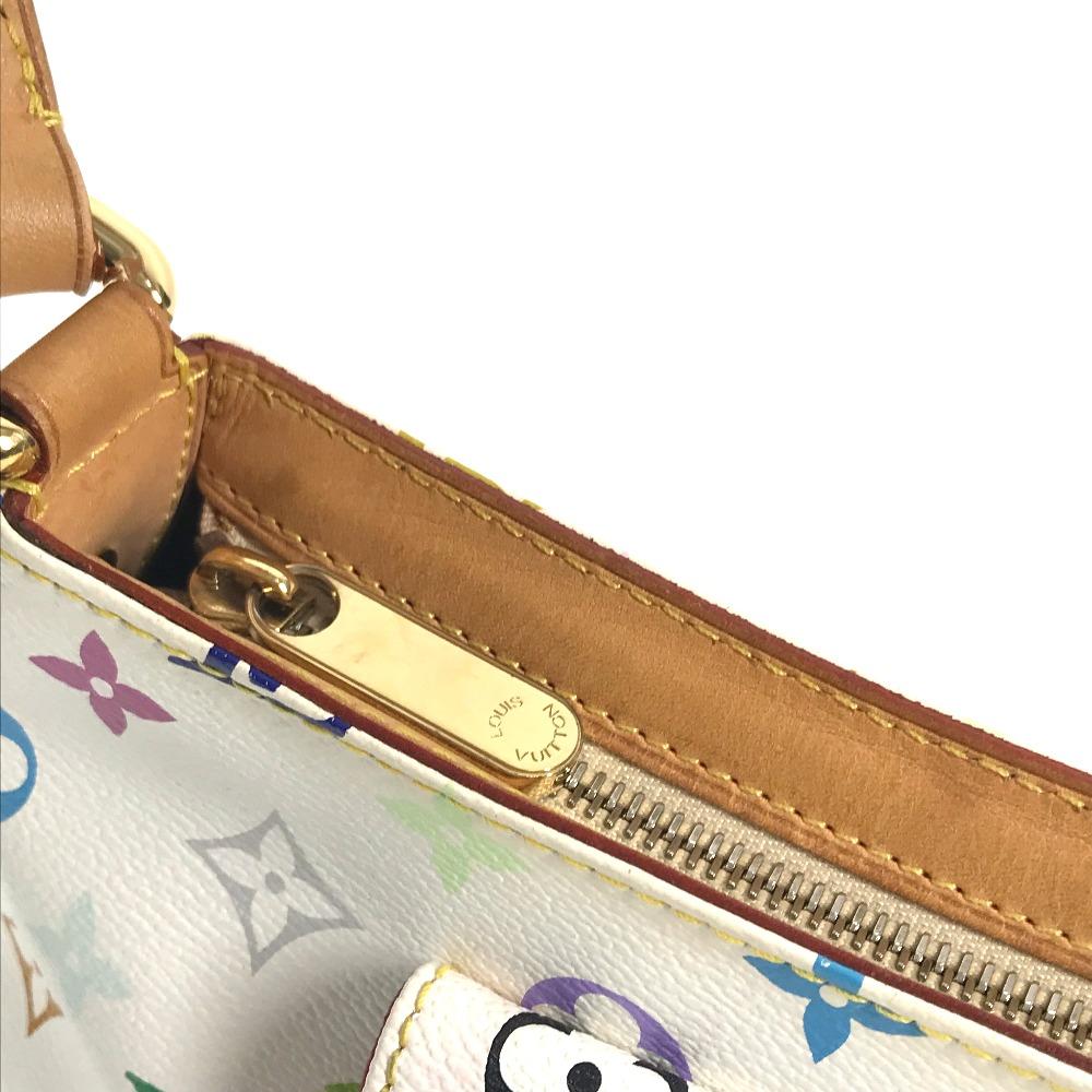Louis Vuitton M40098 MonogramMulticolore Eliza Shoulder Bag Hand Bag Blanc White