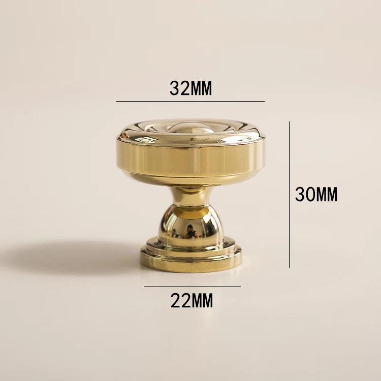 Bright Gold Solid Cabinet Handle and Knob Brass Drawer Knobs T Bar Bedroom Kitchen Cupboard Hardware Bathroom Furniture