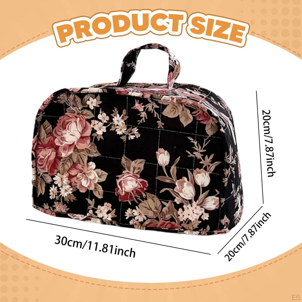 2 Slice Toaster Cover Dustproof Washable Kitchen Appliance Cover, Protector for Restaurant, Tea Room