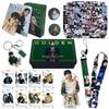 BTS Jungkook SEVEN Golden Gift Set Lomo Card Set with Stickers and Keychain
