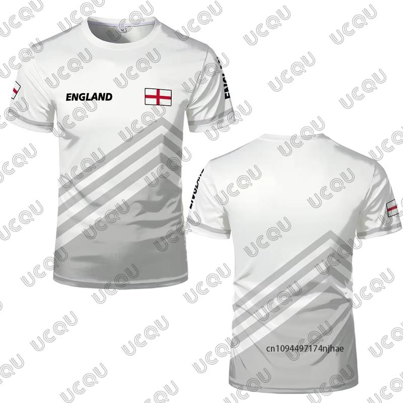 Summer New England Flag Print Football Jersey For Men Women Surfing T-shirt Quick-Drying Sports Kids Tees Casual Oversized Tops