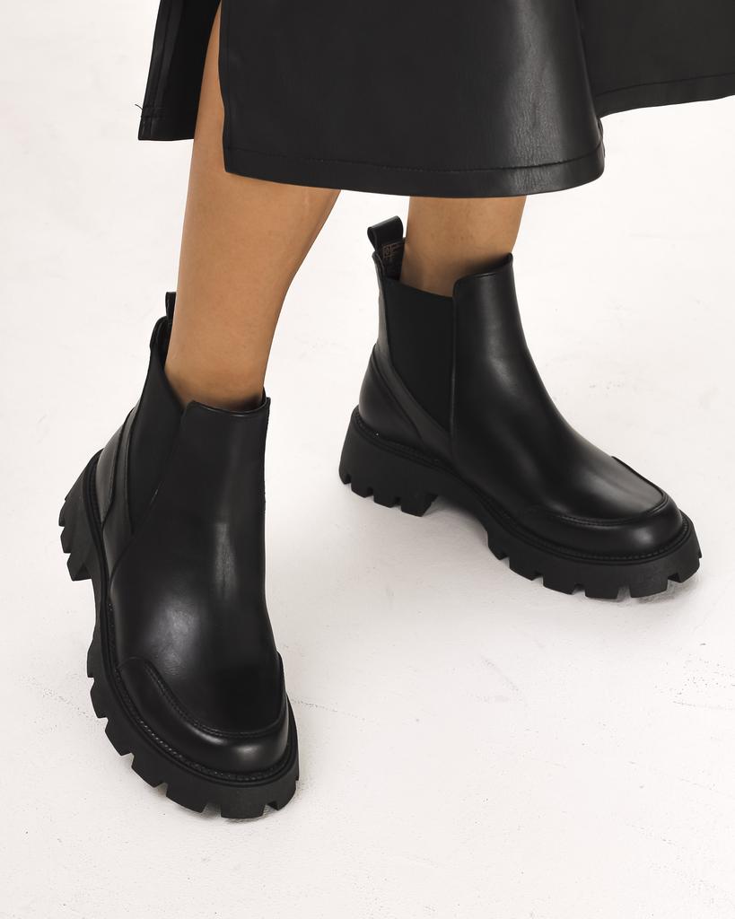 Chelsea Boots Kento 2040 36 schwarz Leder