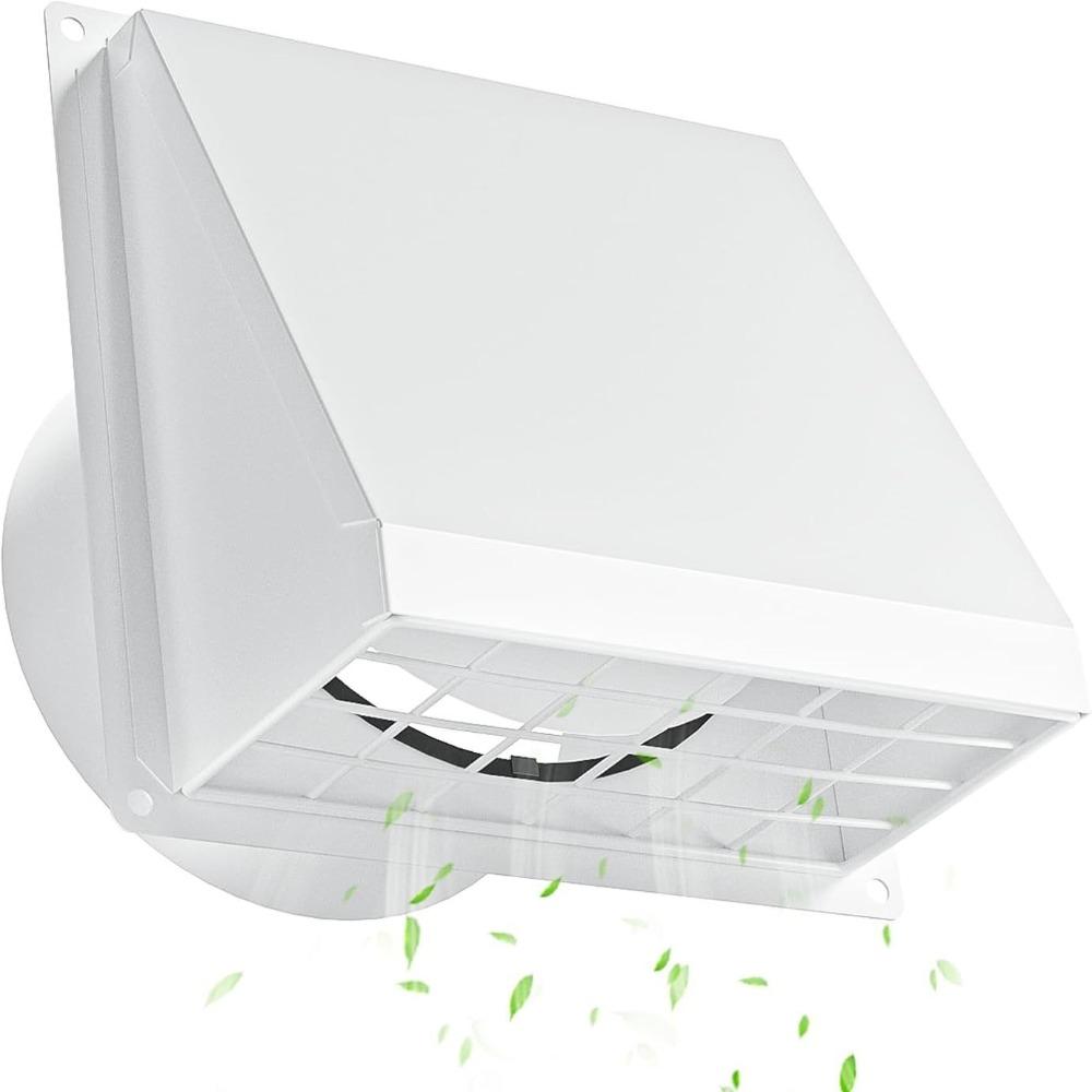 

Durable 4 Air Vent Stainless Steel with Detachable Mesh Cover Ventilation Outlet Square Ducting Cover Ducting System білий