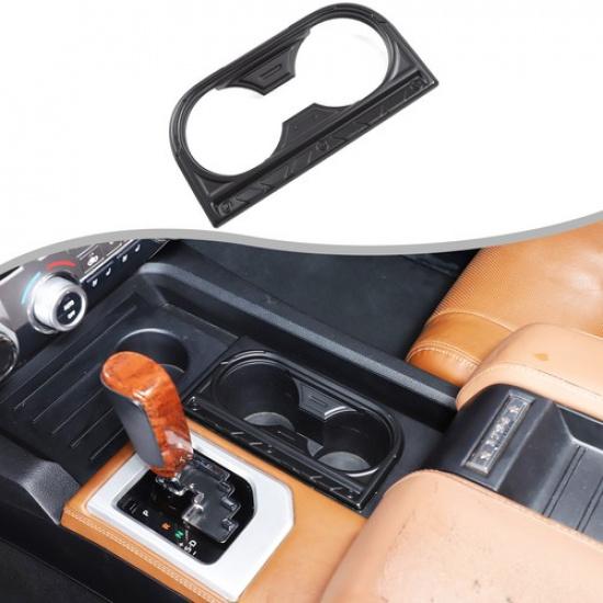 Mech Matte Black ABS Center Console Cup Holder Trim For Toyota Tundra 2014-