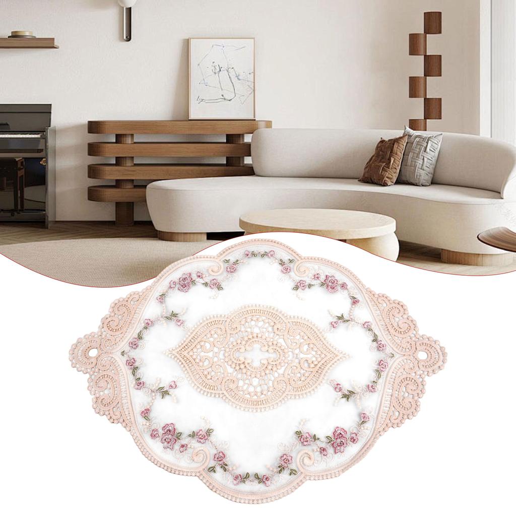 Kitchen Party Table Cloth Tablecloth Fiber Hollow Lace